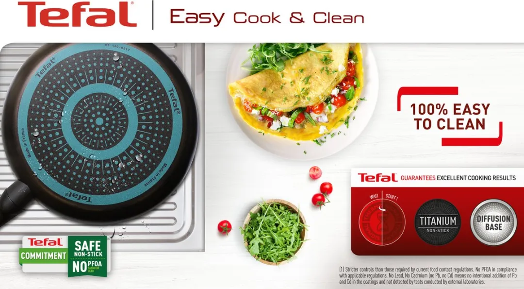 Tefal 2100123947 Pannenset - 2 Stuks - Blauw