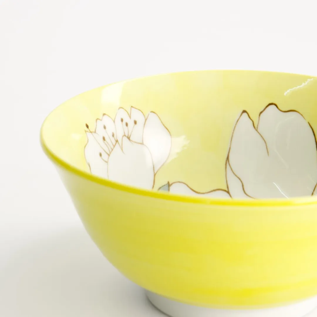 Tokyo Design Studio Sakura Yellow Ramenkom - 500ml - Geel