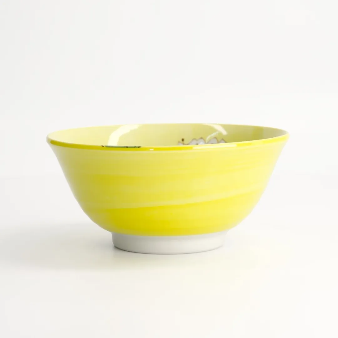 Tokyo Design Studio Sakura Yellow Ramenkom - 500ml - Geel
