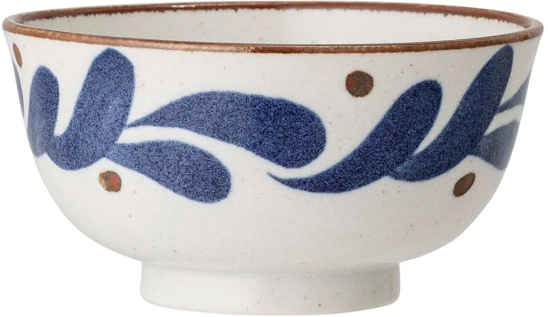 Bloomingville Schaal Porselein Camellia Blauw 16,5cm