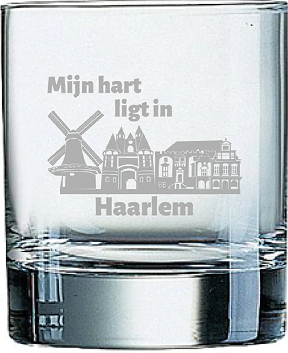 Arcoroc Haarlem Gegraveerd Whiskeyglas 20cl