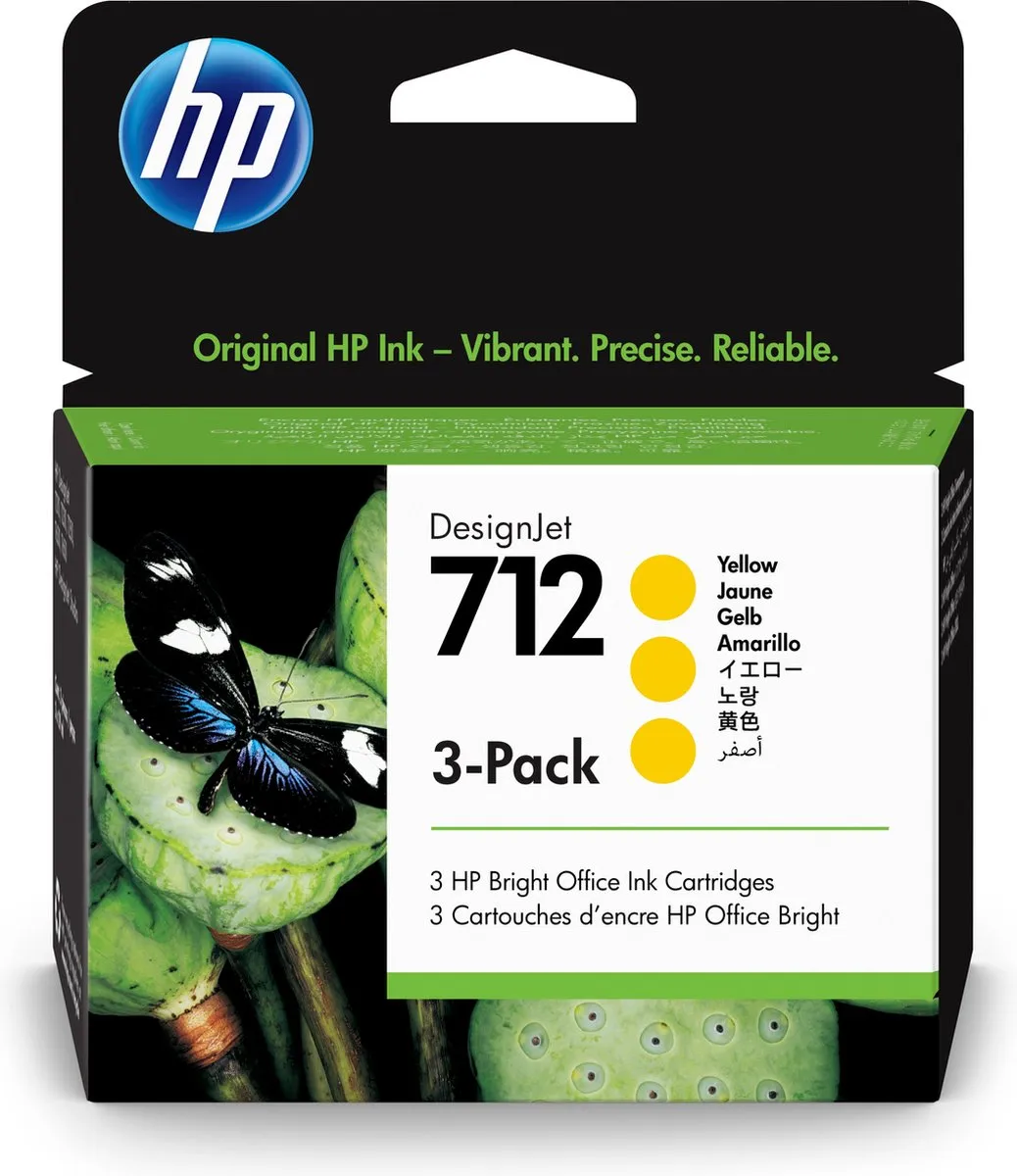 HP 3ED79A Gele Inktcartridge - 29ml