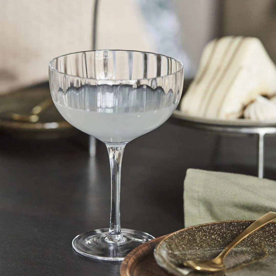 House Doctor Cocktailglas Rill 26cl - Helder