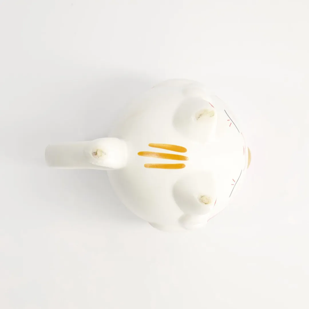 Tokyo Design Studio Lucky Cat Mok 8077 - 350ml - Wit