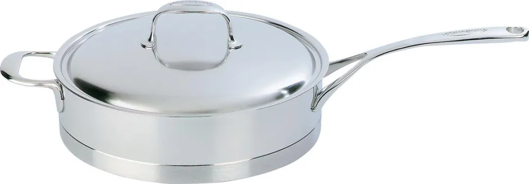 Demeyere Atlantis Lage Sauteuse Ø24cm - 2.8L - Zilver