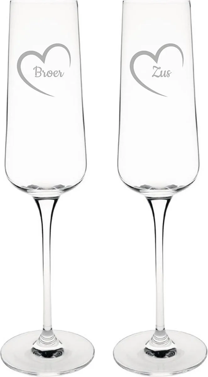 Olympia Gegraveerde Champagneglazen Paar