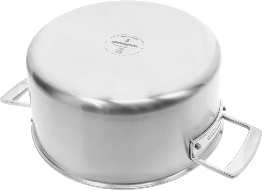 Demeyere Essential 5 Kookpan 22cm - 4L - Zilver