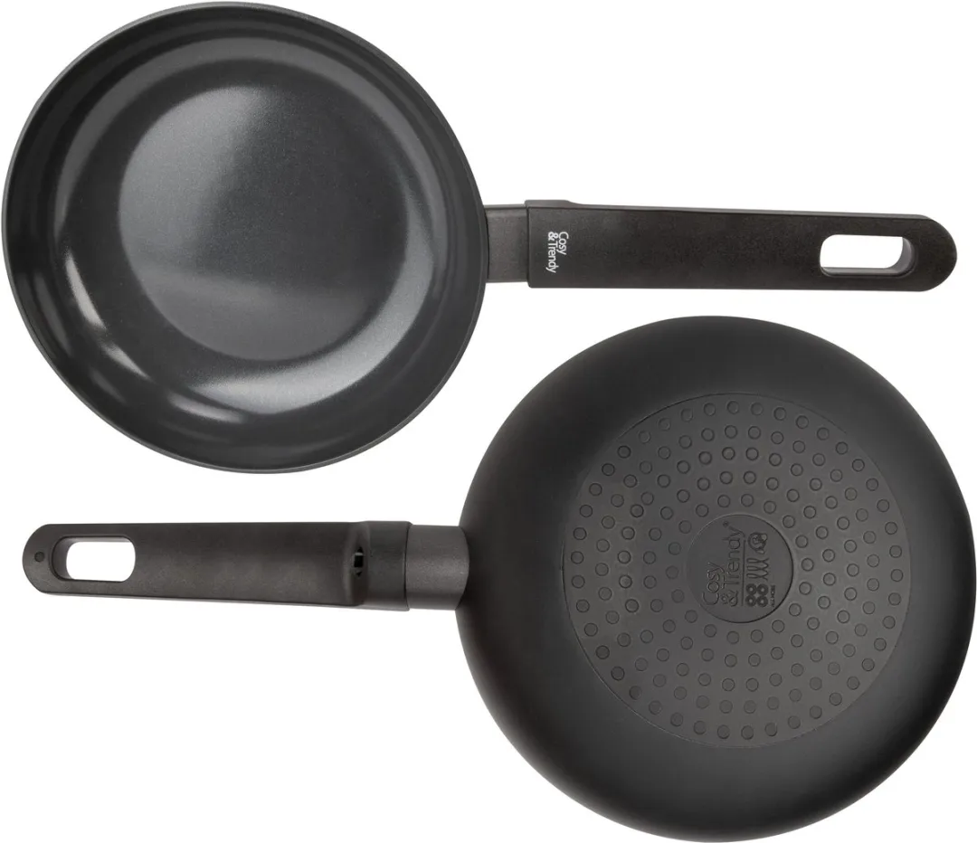 Cosy&Trendy Full Black Koekenpan 24cm - Zwart