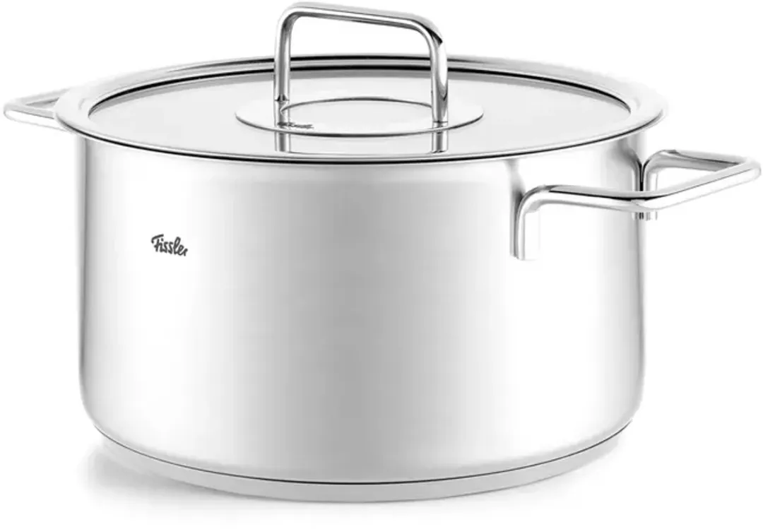 Fissler Pure Collection Kookpan 24cm - RVS - Glasdeksel