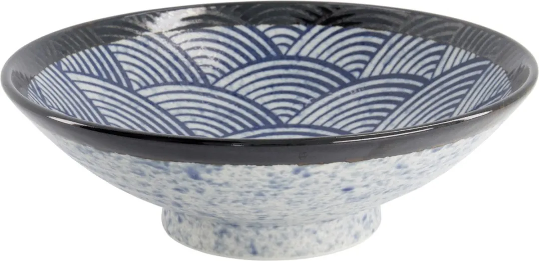 Tokyo Design Studio Aisai Seigaiha Saladeschaal 24x8cm