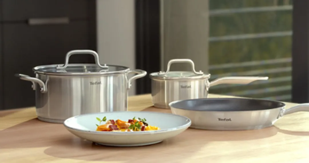 Tefal Virtuoso E492SA25 Pannenset 5-delig - Inductie - Zilver