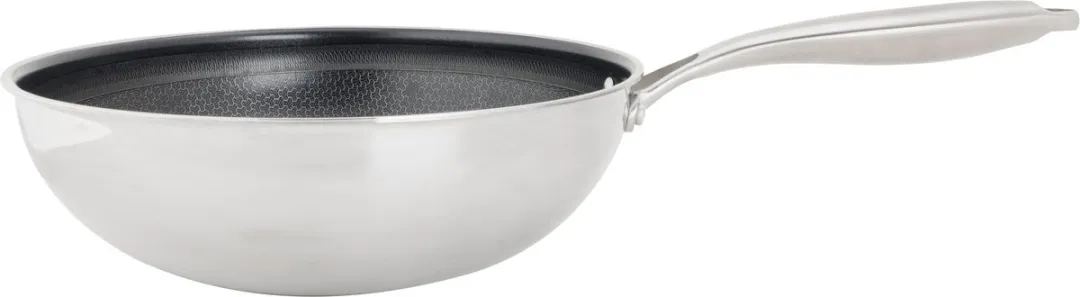 Cosy&Trendy Hexapro Wokpan 5301004 - Ø28cm - Zilver-Grijs