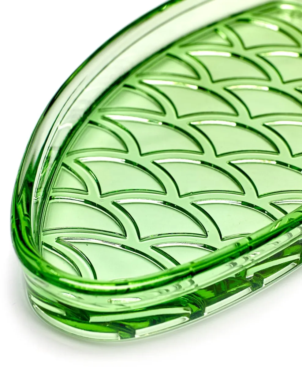 Serax Paola Navone Fish & Fish Schaal - Groen - 2 Stuks