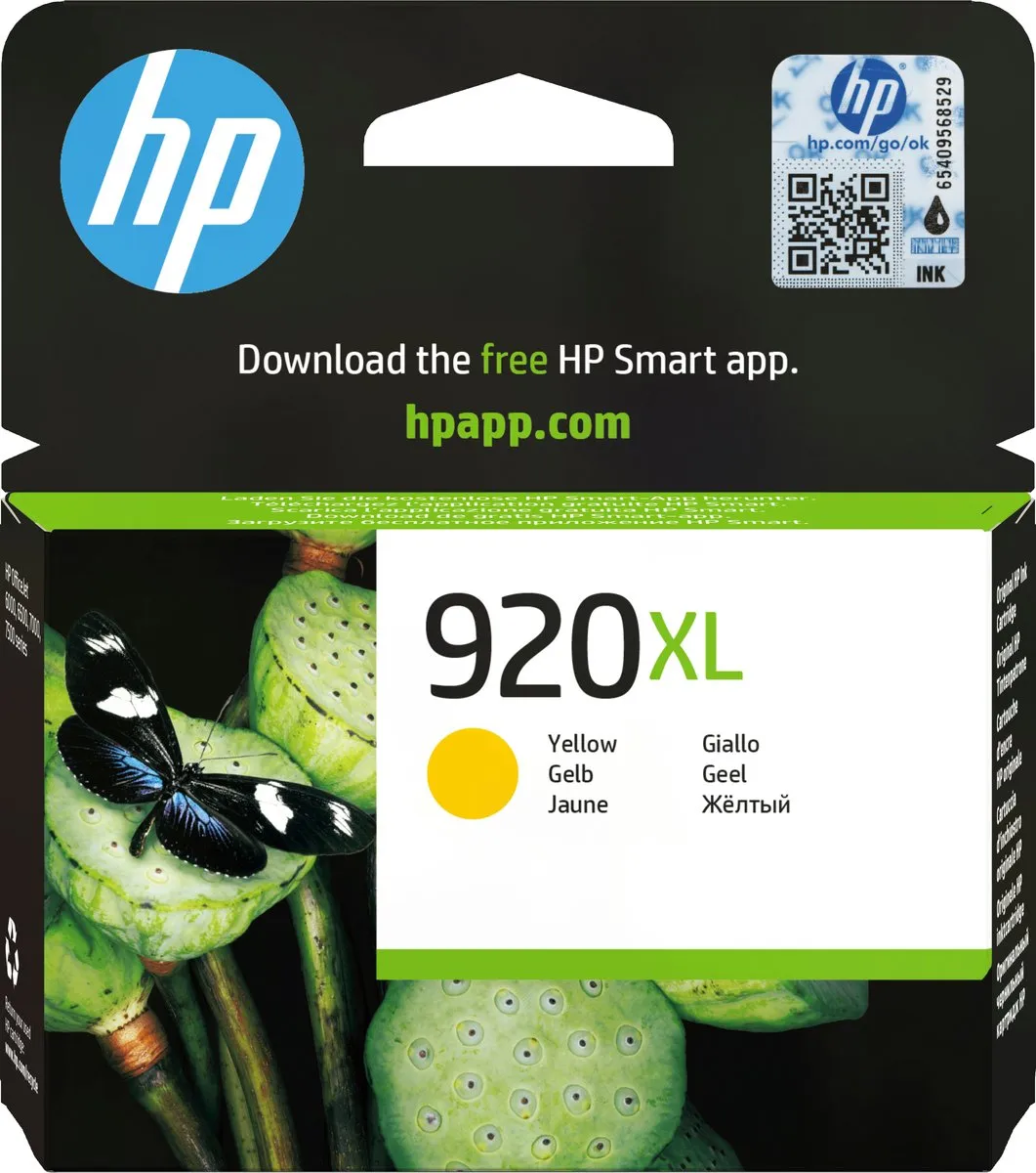 HP 920XL CD974AE Inktcartridge - Geel