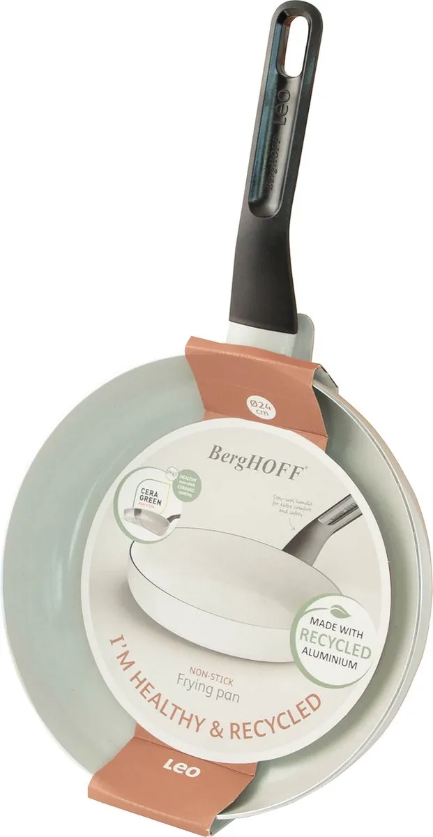 BergHOFF LEO Braadpan 24cm - Wit - PFAS-vrij