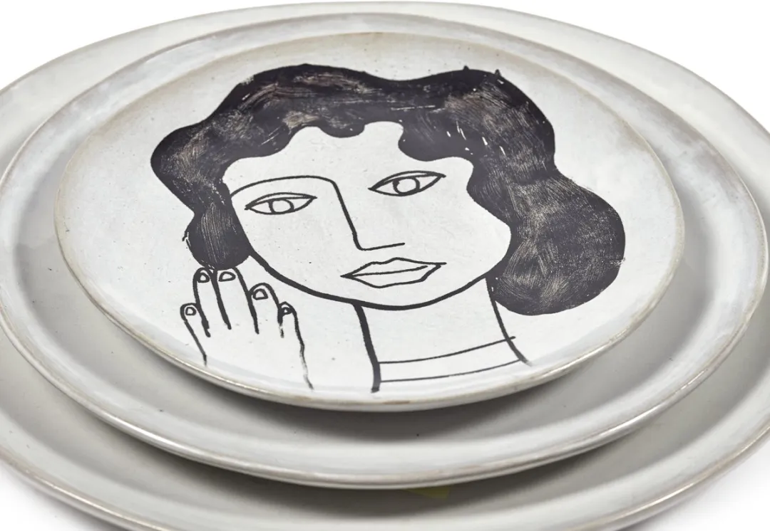 Serax La Mère By Marie Michielssen Ontbijtbord Ø20cm - Donkerrood