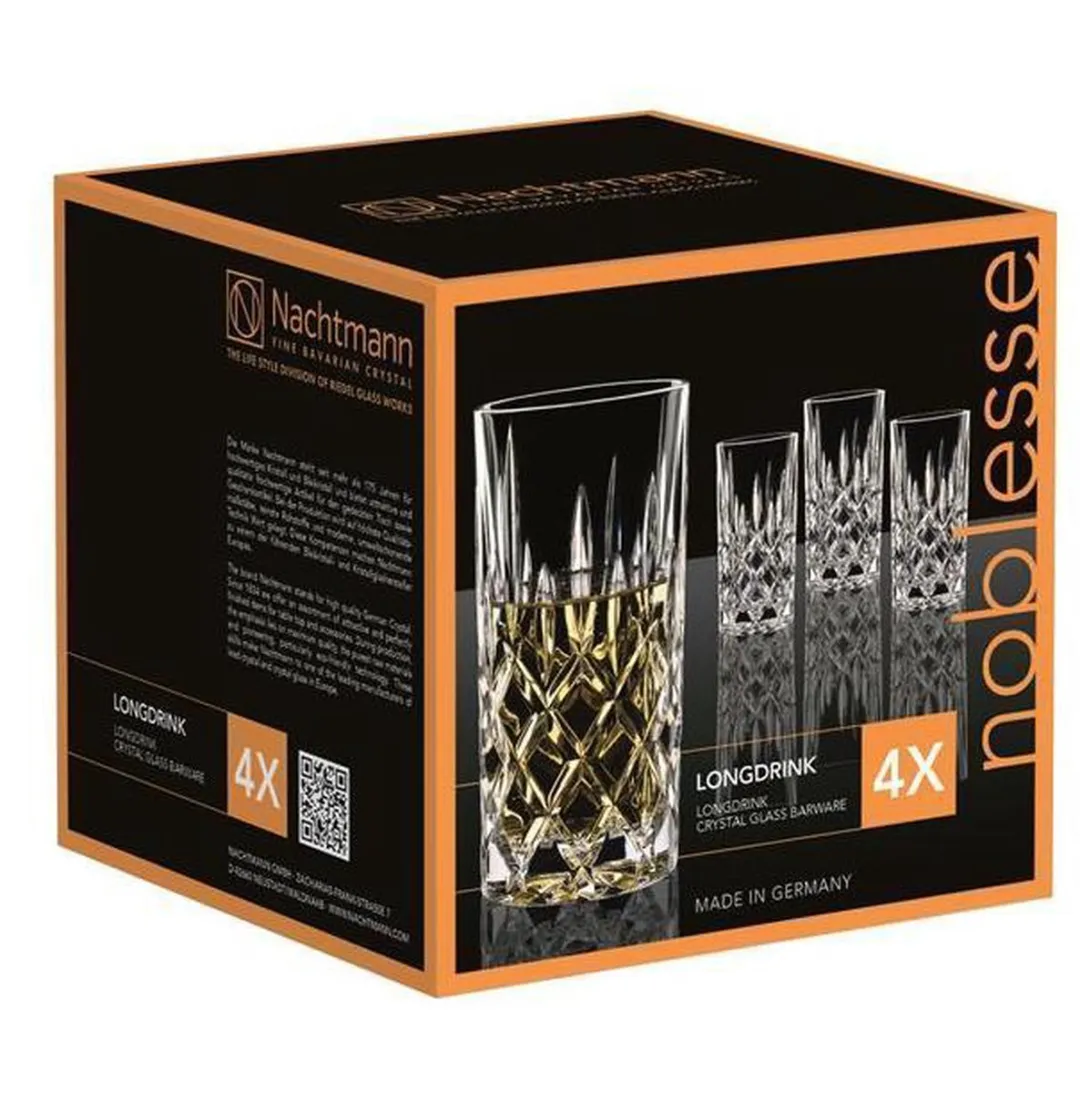 Nachtmann Noblesse Longdrinkglas 375ml - 4 Stuks