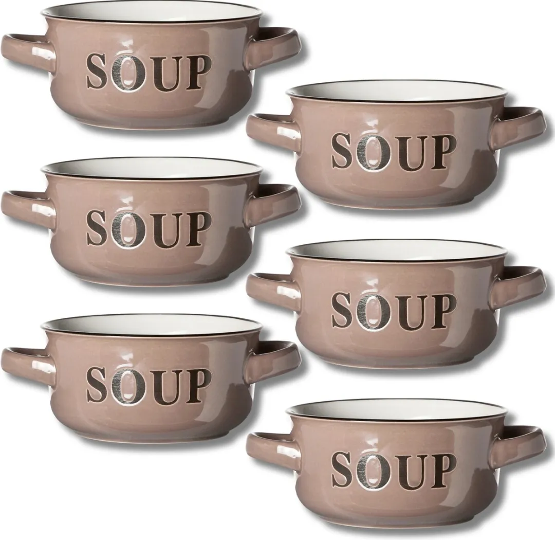 Cosy&Trendy Soepkommen Grijs