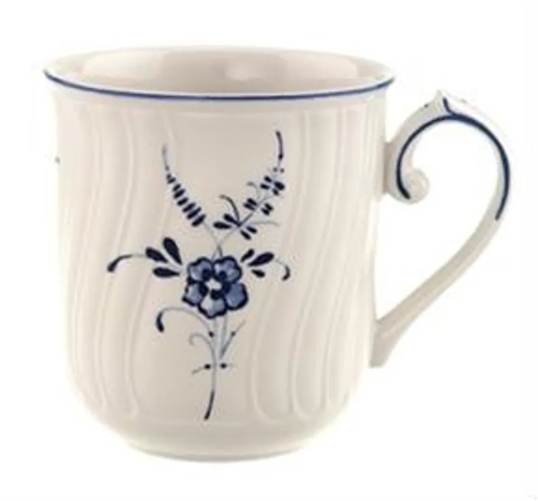 Villeroy & Boch Vieux Luxembourg Beker 370ml - Blauw/Wit