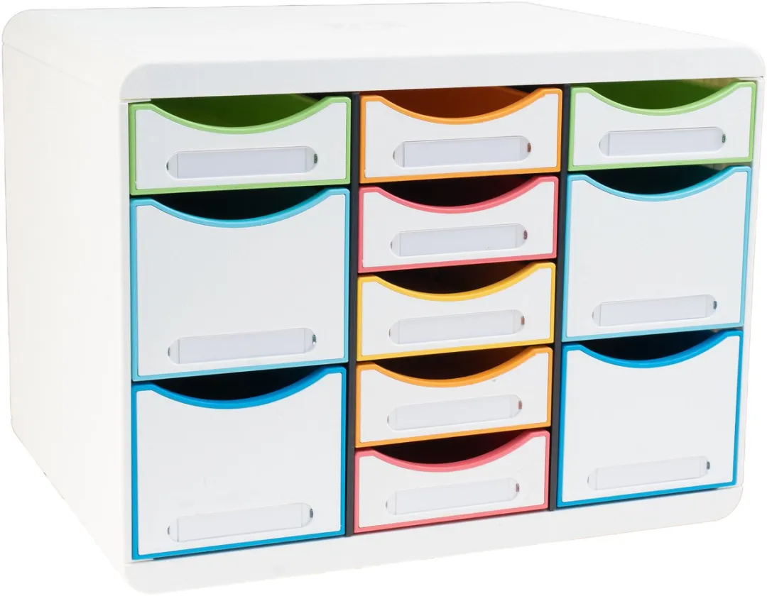Exacompta Storebox Multi Ladenblok 11 Vakken - Wit/Harlekijn - afbeelding 6 van 6