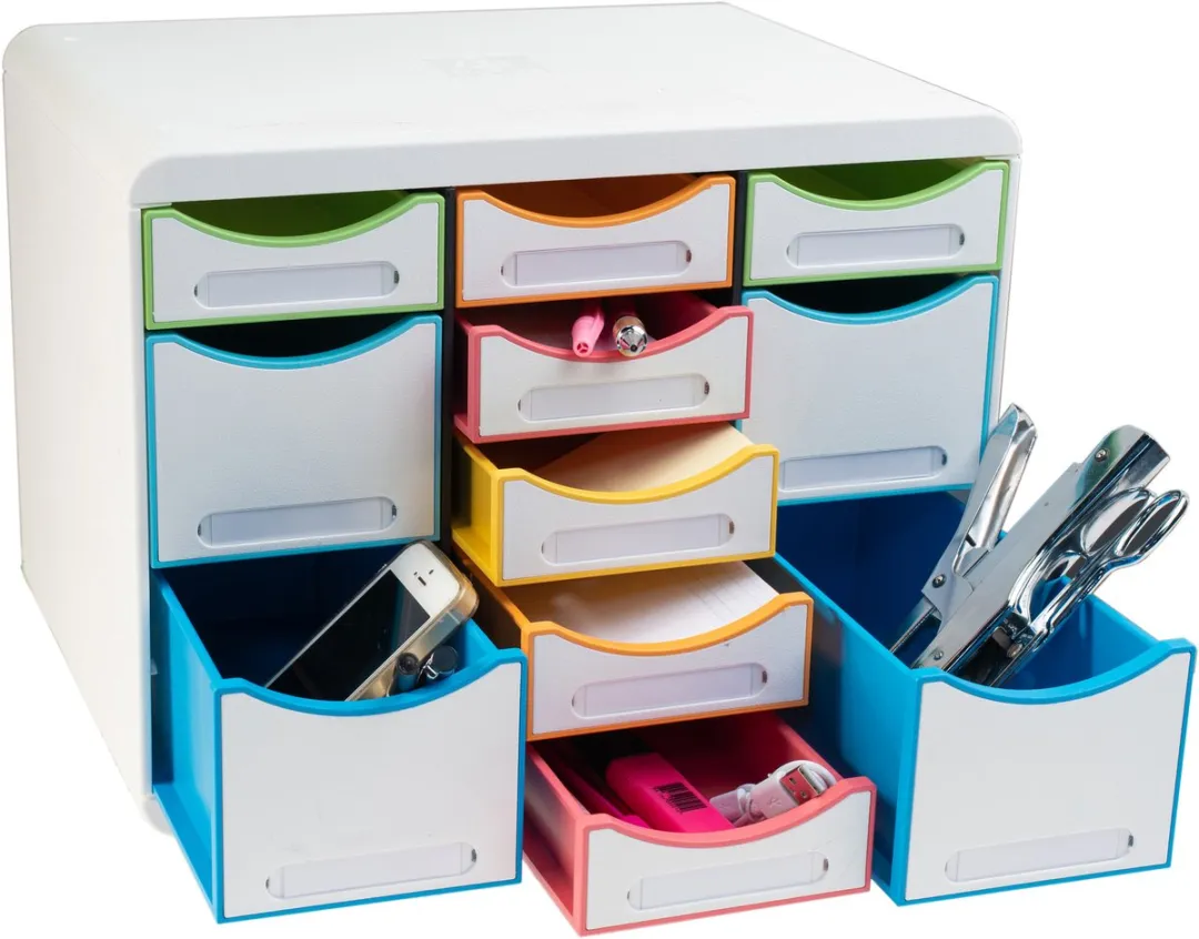 Exacompta Storebox Multi Ladenblok 11 Vakken - Wit/Harlekijn