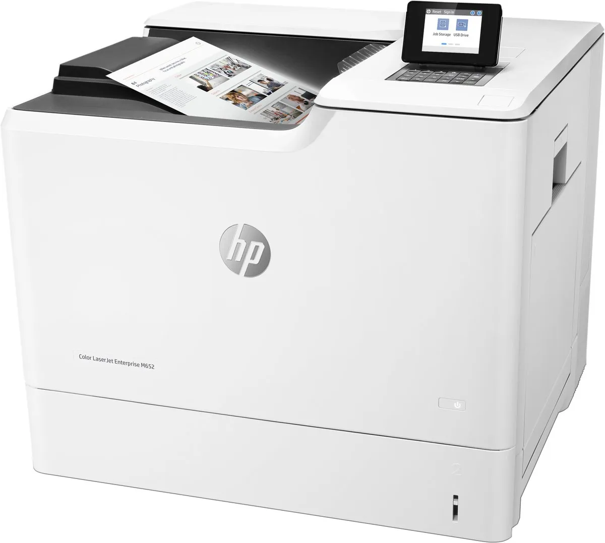 HP LaserJet Enterprise M652dn Kleur Laserprinter - 550 Vel - 40 ppm - afbeelding 6 van 6