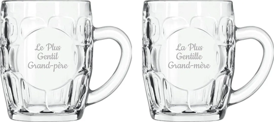 Libbey Bierpul Le Plus Gentil Grand-père & Grand-mère