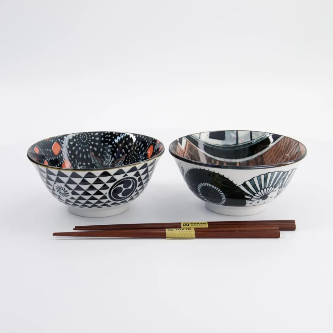 Tokyo Design Studio Asakusa Tayo Bowl 33606 - 2 Stuks - 550ml