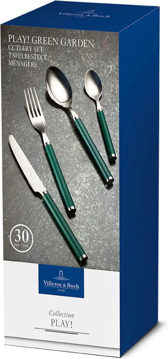 Villeroy & Boch Play! Bestekset Green Garden - 30-delig