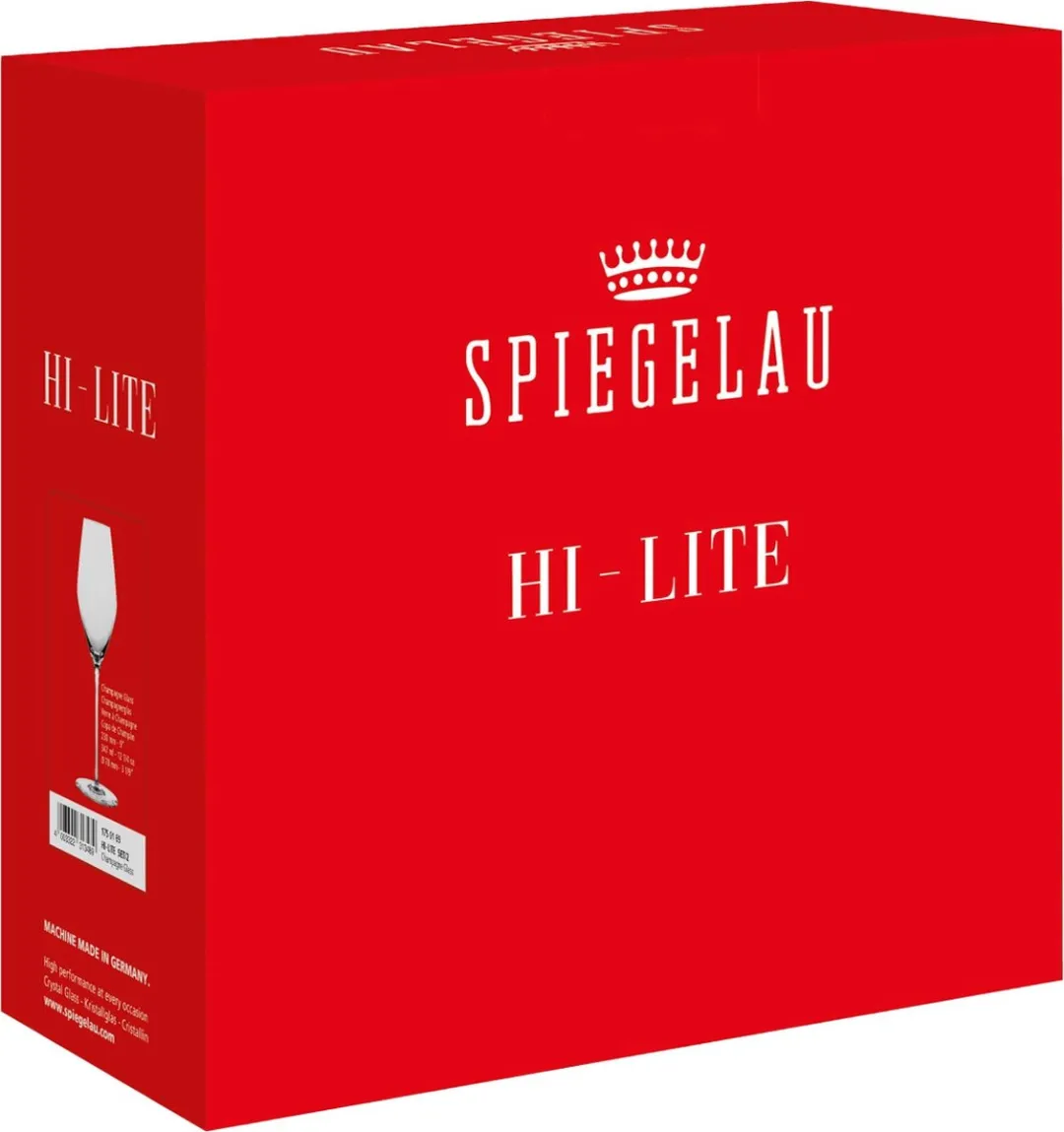 Spiegelau Hi-Lite Champagnerglas Set - 2 Stuks - 347ml