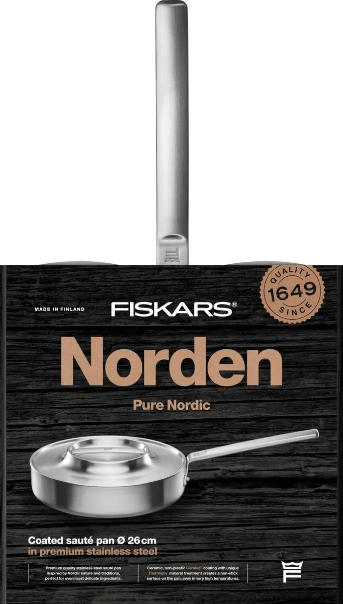 Fiskars Norden Hapjespan 26cm - RVS