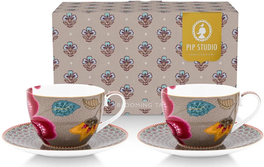 Pip Studio Blooming Tales Kop & Schotel Set
