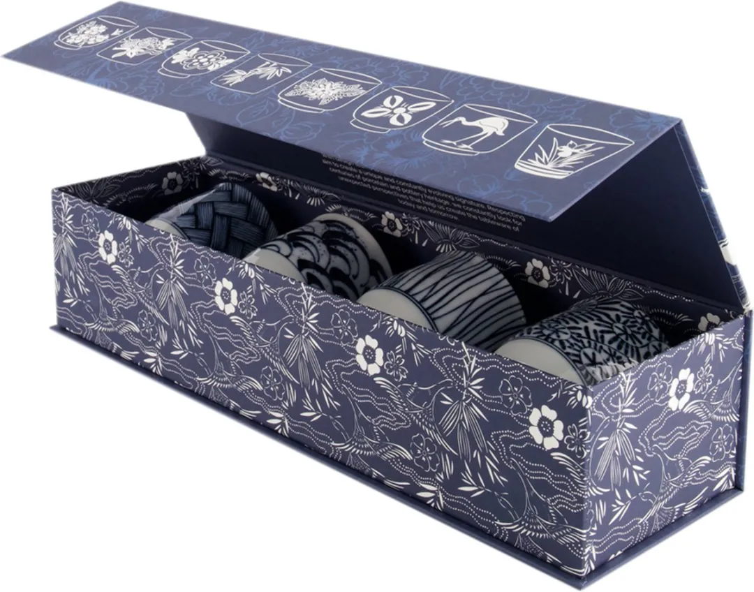 Tokyo Design Studio Theekopjes Cadeau Set - 4 Stuks 160ml