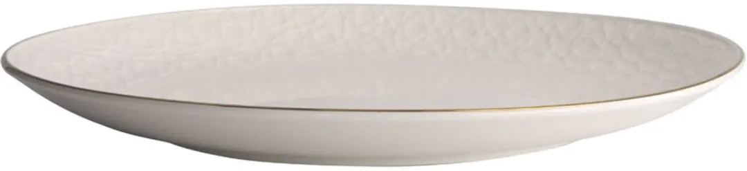 Tokyo Design Studio Nippon White Gold Rim Plate 30cm - Wit/Goud