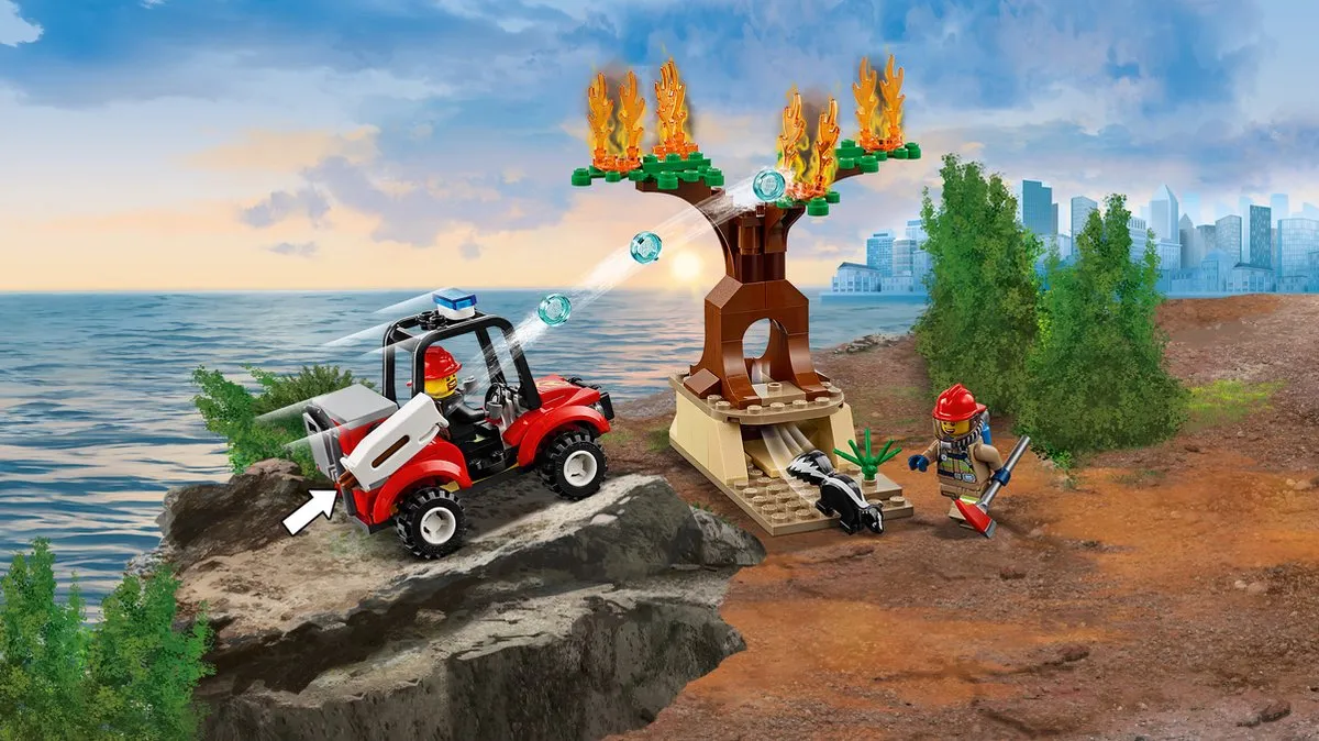 LEGO City Brandweervliegtuig 60217 - 363 Stukken - Multikleur