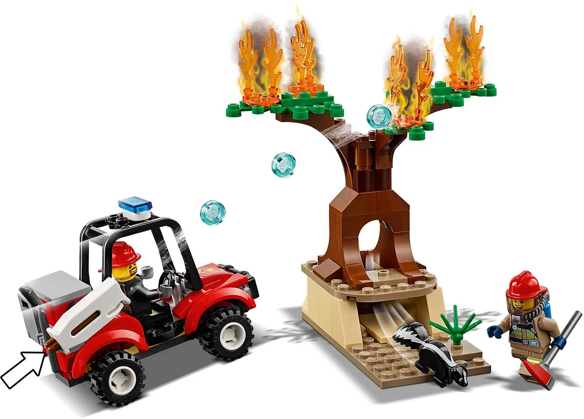 LEGO City Brandweervliegtuig 60217 - 363 Stukken - Multikleur