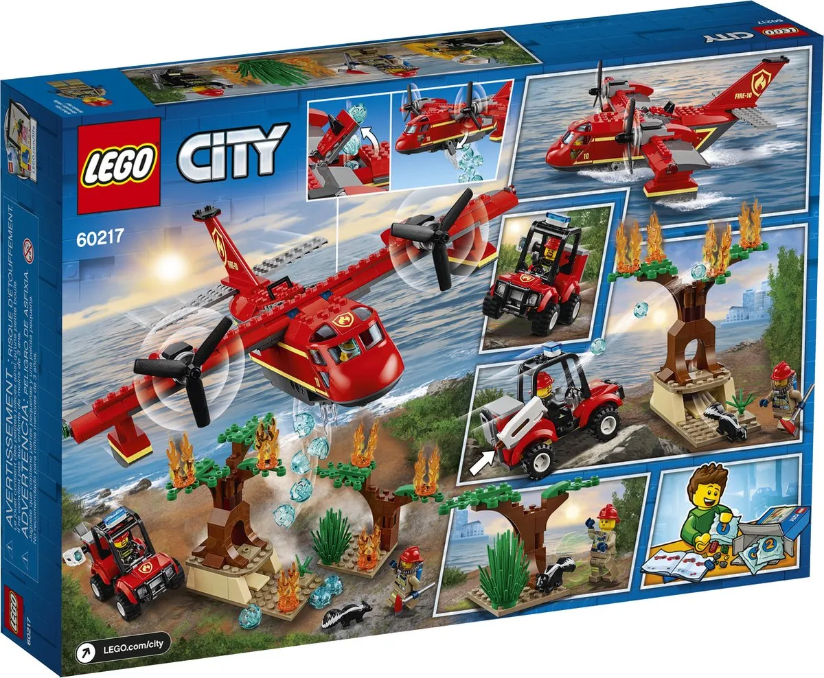 LEGO City Brandweervliegtuig 60217 - 363 Stukken - Multikleur - afbeelding 6 van 6