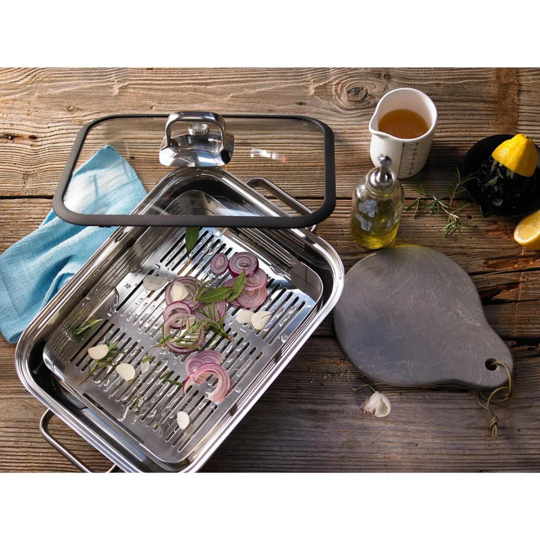 WMF Vitalis Stoom & Braadpan 6,5L - RVS - Inductie