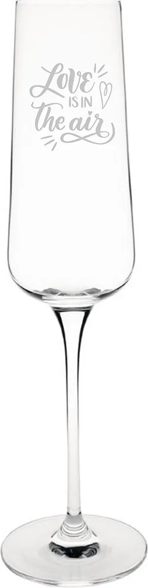 Olympia Gegraveerd Champagneglas 27cl Love is in the air
