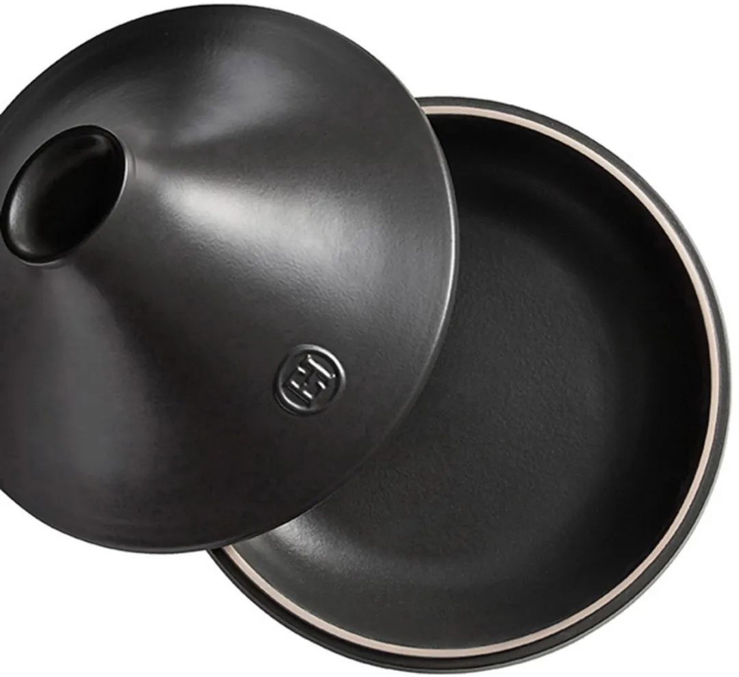 Emile Henry Tajine Delight E-box Ø335mm - Zwart