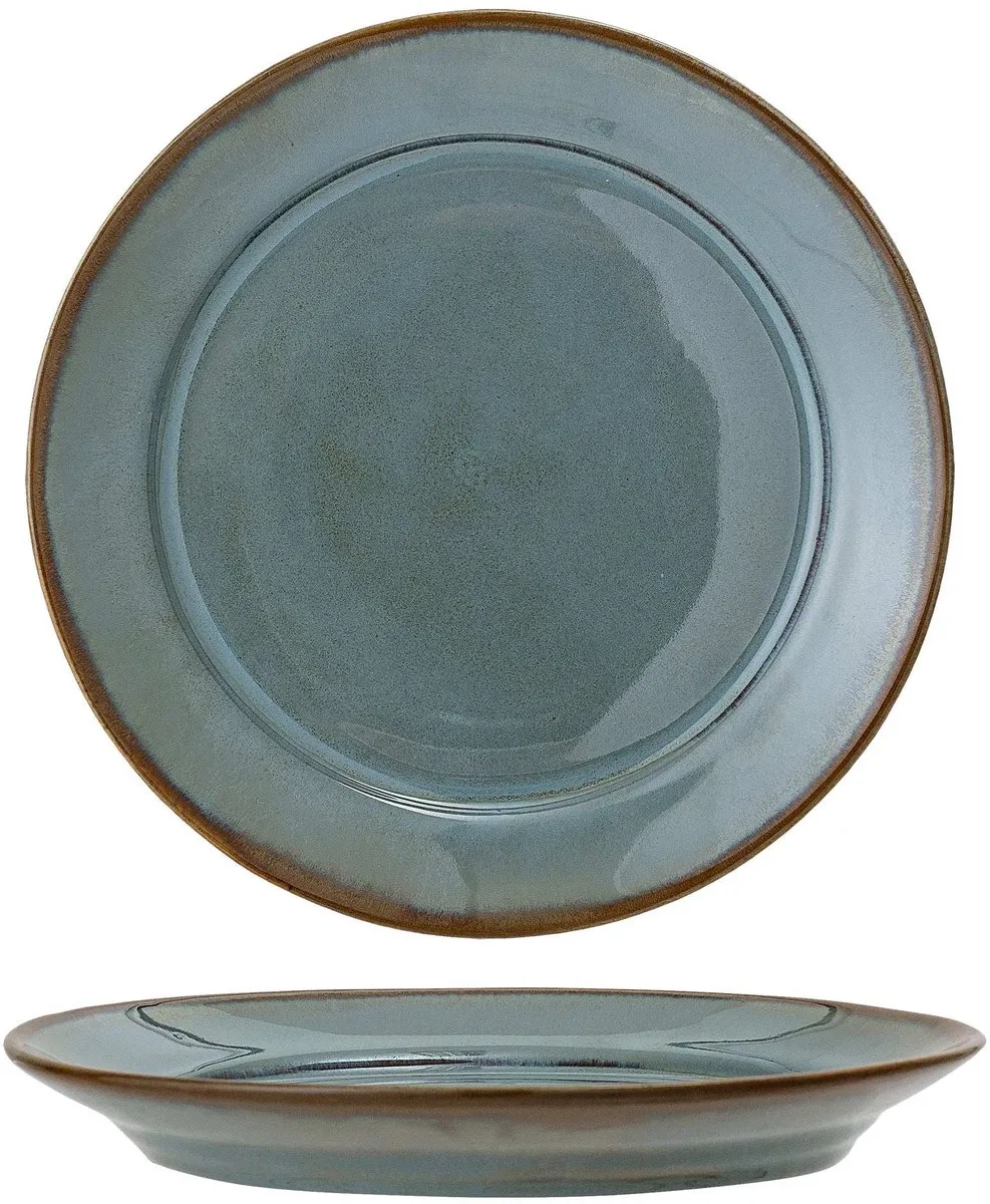 Bloomingville Pixie Bord Stoneware - 28cm Groen