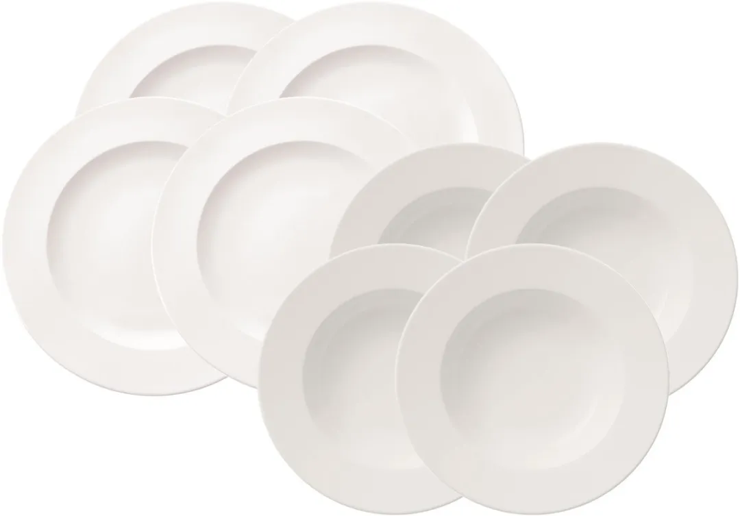 Villeroy & Boch For Me Dinner - 4-delig wit