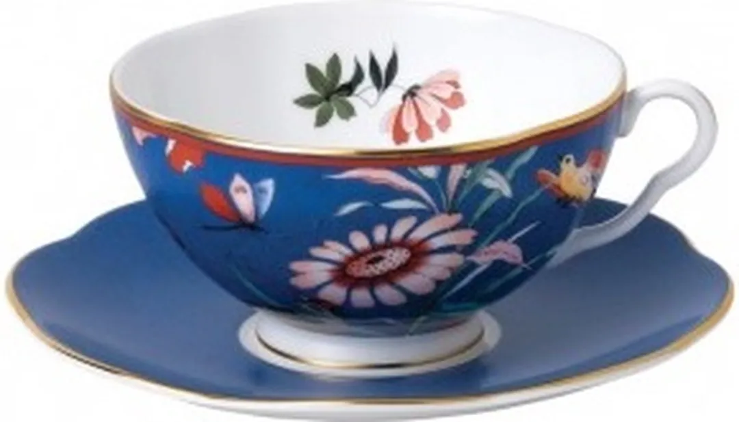 Wedgwood Paeonia Blush Theekop & Schotel