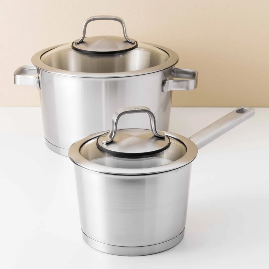 BergHOFF Essentials Line 10-delige Kookpannenset - Zilver