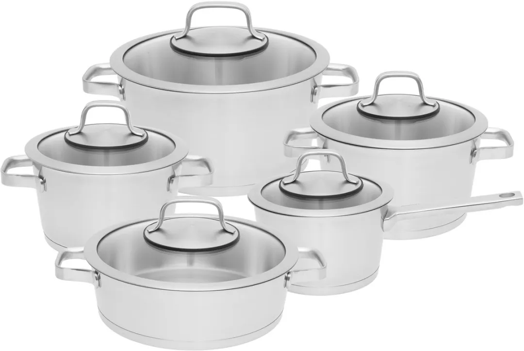 BergHOFF Essentials Line 10-delige Kookpannenset