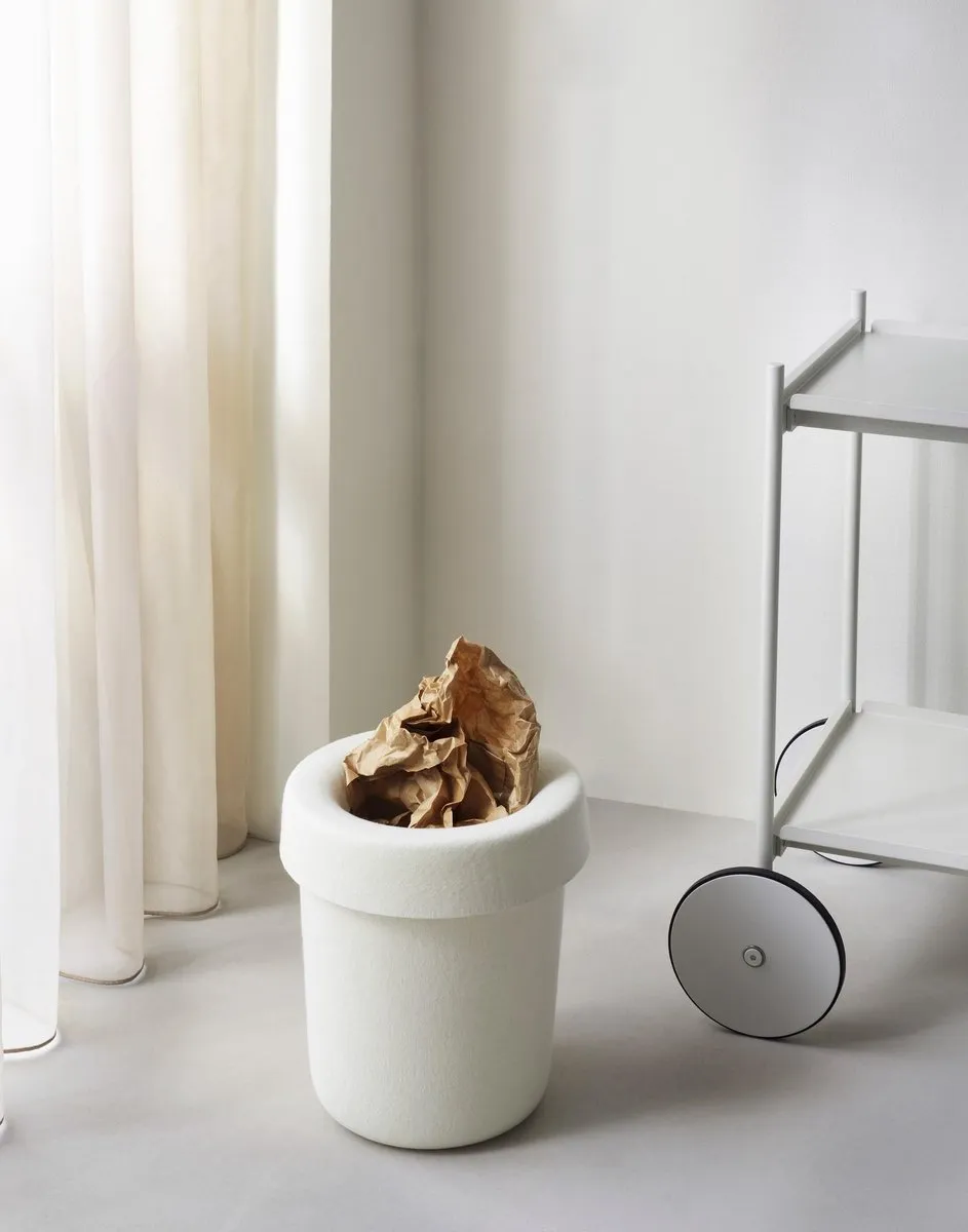 Normann Copenhagen Hide Office Prullenbak - 8.9L - Donkerpaars