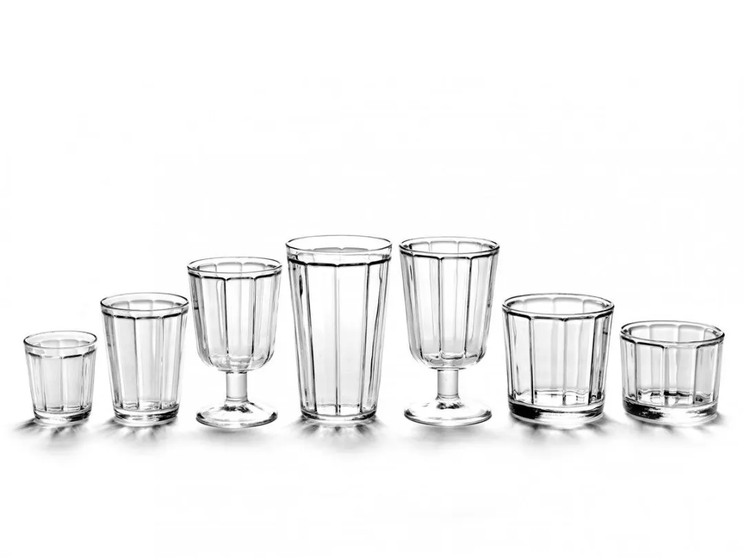 Serax Sergio Herman Surface Wijnglas - 22cl - Ø7cm - 4 Stuks