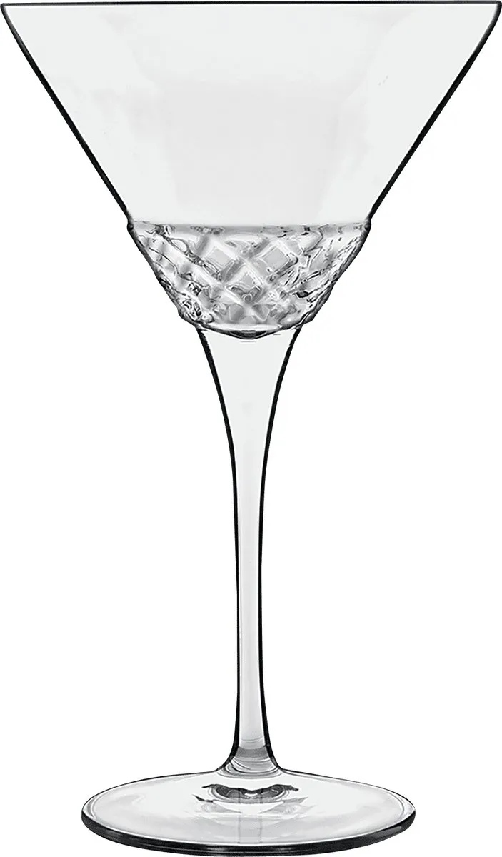 Luigi Bormioli Roma 1960 - Martiniglas - 22cl - 6 stuks
