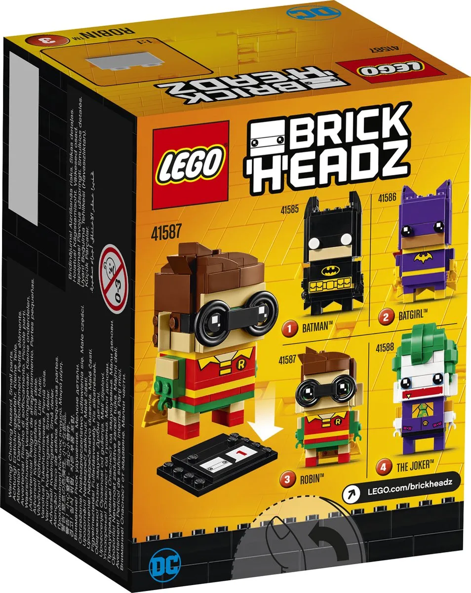 LEGO BrickHeadz Robin 41587 - 101 Stukken - Geel