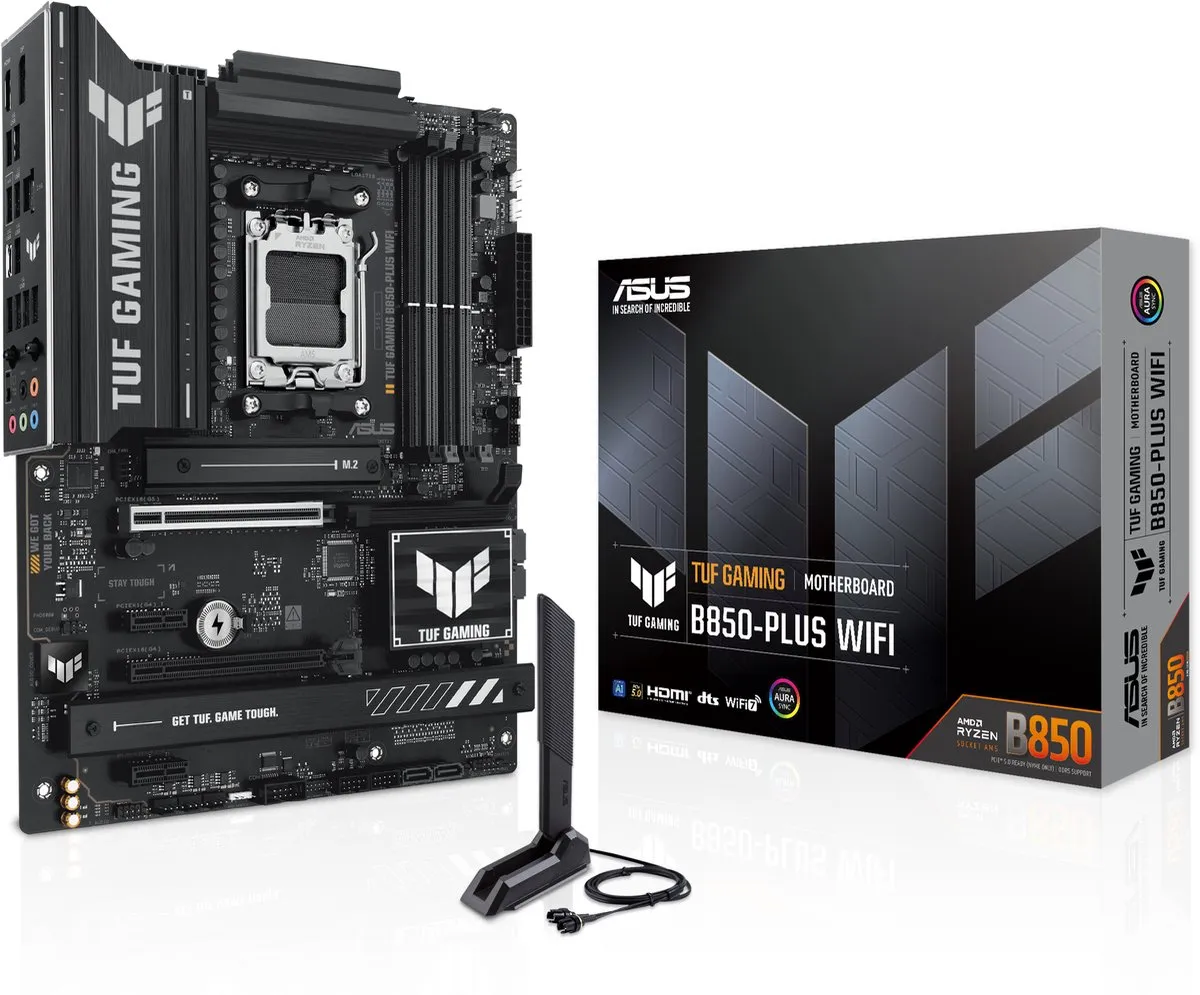 ASUS TUF GAMING B850-PLUS WIFI Moederbord - AM5 - ATX